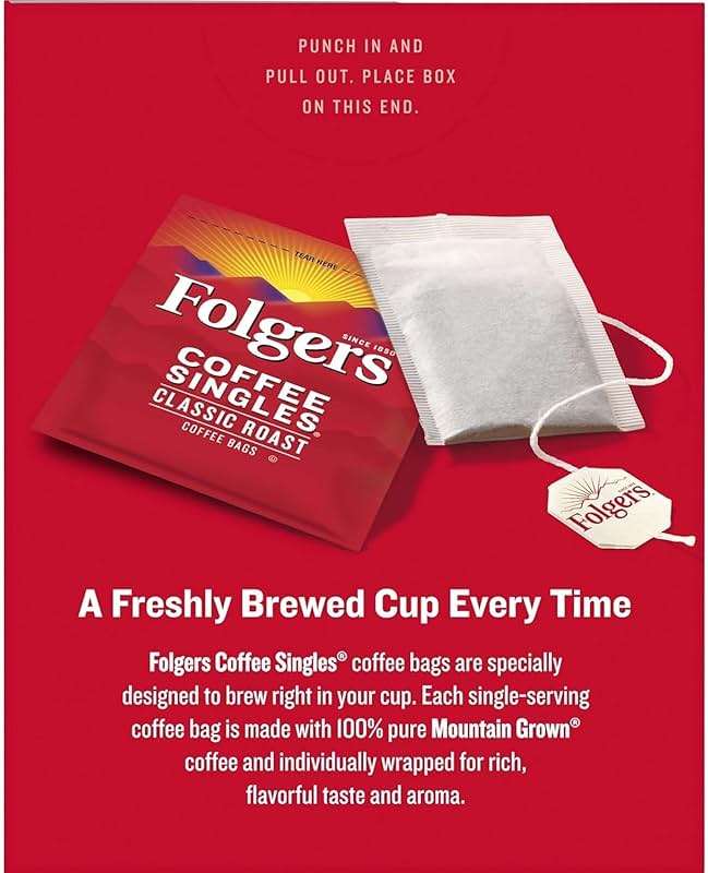 Folgers Coffee Singles (19 per box) - Image 6