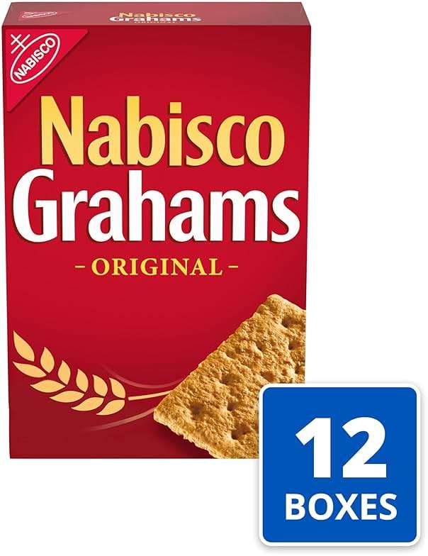 NABISCO GRAHAMS Original Graham Crackers, 12 - 14.4 oz Boxes - Image 4