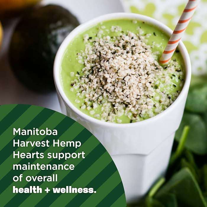 Manitoba Harvest Organic Hemp Hearts, 12oz, 10g Plant Based Protein and 12g Omega 3 & 6 per Srv, Smoothies, yogurt & salad, Non-GMO, Vegan, Keto, Paleo, Gluten Free - Image 5