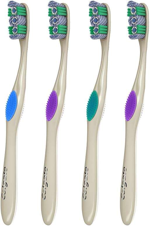 Colgate 360 Optic White Whitening Toothbrush, Adult Soft Toothbrush with Whitening Cups, Helps Whiten Teeth and Removes Odor Causing Bacteria, 4 Pack - Image 12