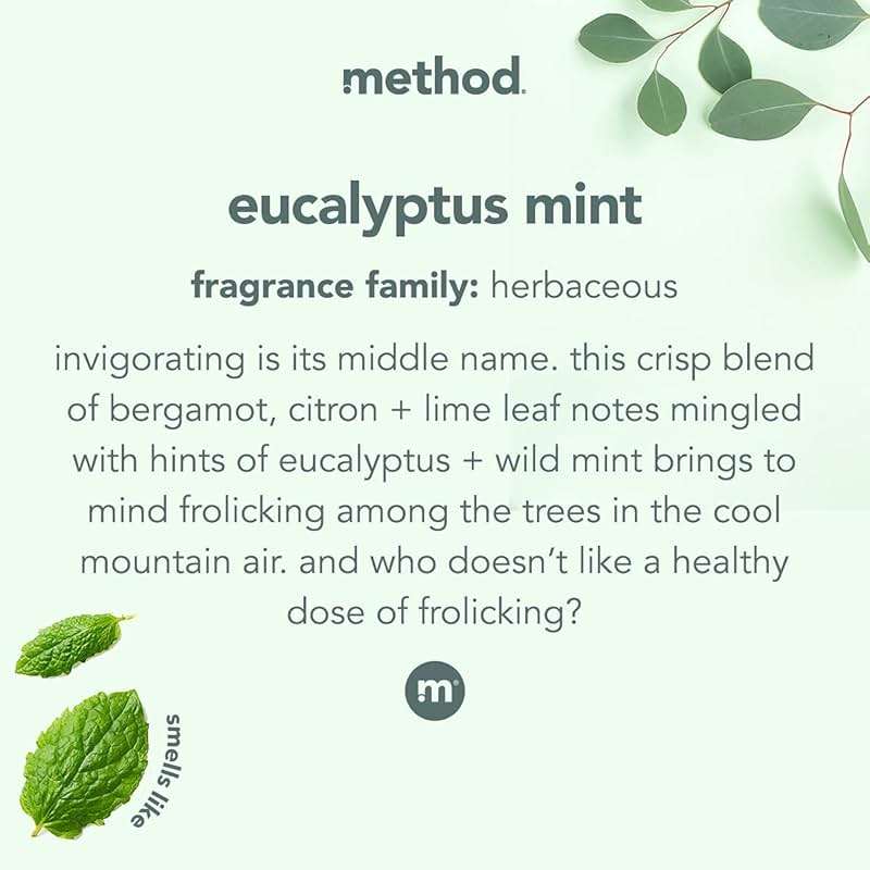 Method Daily Shower, Eucalyptus Mint, 28 OZ (Pack of 1) - Image 3