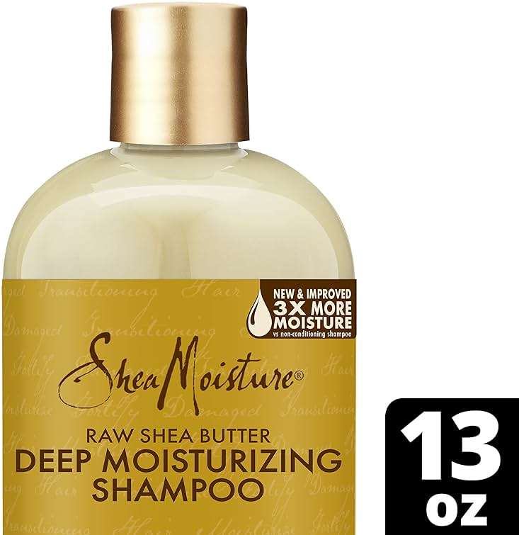 SheaMoisture Shampoo & Conditioner Set, Deep Moisturizing with Raw Shea Butter, Sea Kelp & Argan Oil for Coily & Curly Hair, 13 Oz Ea - Image 8