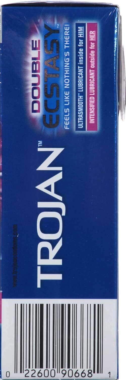 Trojan Ecstasy Heat Latex Lubricated Ribbed Condoms for Men with Warming Lubricant for a Heightened Experience, Helps Reduce Risk of Pregnancy and Sexually Transmitted Infections (STIs), 10 Count - Image 16