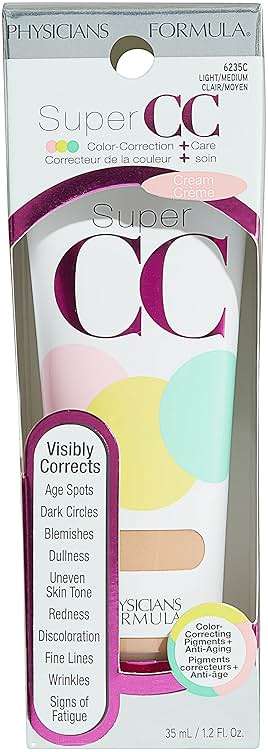 Physicians Formula Super CC+ Cream Color-Correction + Care Cream Full Coverage Light Foundation, Anti Aging Hydrating Serum, For Uneven Skin Tone, Dermatologist Approved - Image 8