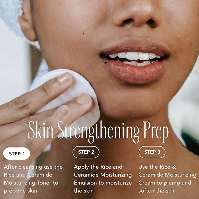 THE FACE SHOP Rice Ceramide Moisturizing Toner, Hydrating with Rice Water, Targets Dryness, Strengthens Skin Barrier, Lightweight, Korean Skin Care, 5.0 fl. oz. - Image 5
