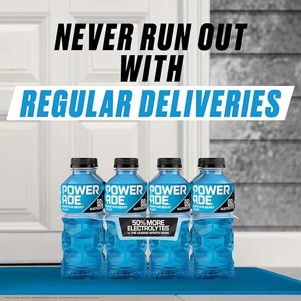POWERADE Sports Drink Orange, 20 Ounce (Pack of 8) - Image 4