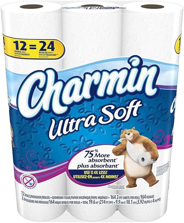 Charmin Ultra Soft Double Roll Toilet Paper, 12 Count - Image 3