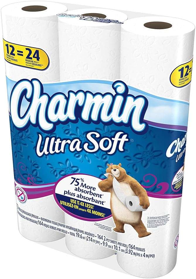 Charmin Ultra Soft Double Roll Toilet Paper, 12 Count - Image 4