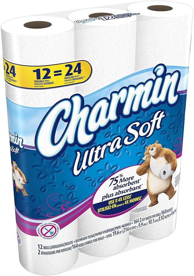 Charmin Ultra Soft Double Roll Toilet Paper, 12 Count - Image 5