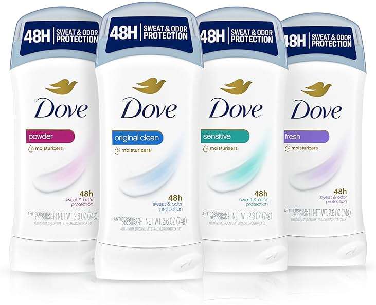 Dove Invisible Solid Antiperspirant Deodorant Stick 2 Count Original Clean, for Women, For All Day Underarm Sweat & Odor Protection 2.6 oz - Image 6
