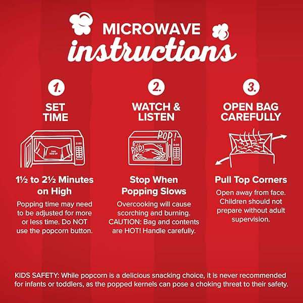 Orville Redenbacher’s Microwave Popcorn, Movie Theater Butter Flavor, 3g Fiber Per Serving, 3.29 oz., 24-Count - Image 6