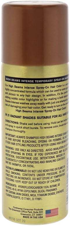 Salon Grafix High Beams Intense Temporary Spray - Honey Blonde for Unisex - 2.7 oz Hair Color - Image 2