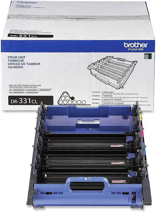 Brother DR331CL Replacement-Drum Unit Set for HL-L8250, HL-L8350, MFC-L8600, MFC-L8850 Printers - Image 1