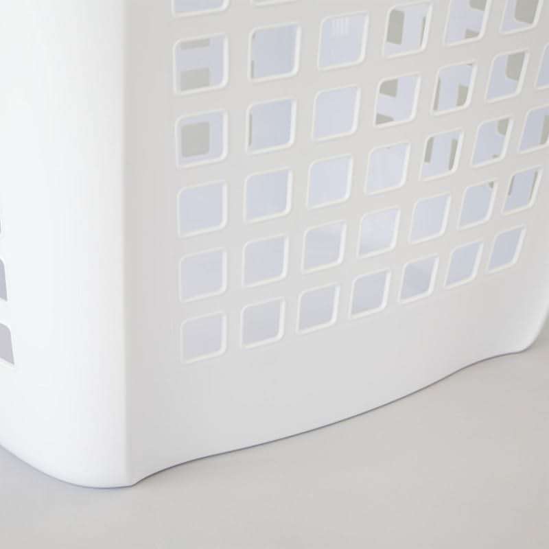 Sterilite Ultra Easy Carry Laundry Hamper, Comfort Handles to Easily Carry Clothes Between the Bedroom and Laundry Room, Plastic, White, 4-Pack - Image 6