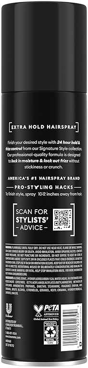 TRESemmé Extra Hold Hairspray For 24-Hour Frizz Control, With Pro Lock Tech 14.6 oz - Image 2