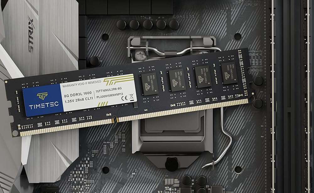 Timetec 16GB KIT(2x8GB) DDR3L / DDR3 1600MHz (DDR3L-1600) PC3L-12800 / PC3-12800 Non-ECC Unbuffered 1.35V/1.5V CL11 2Rx8 Dual Rank 240 Pin UDIMM Desktop PC Computer Memory RAM(SDRAM) Module Upgrade - Image 6
