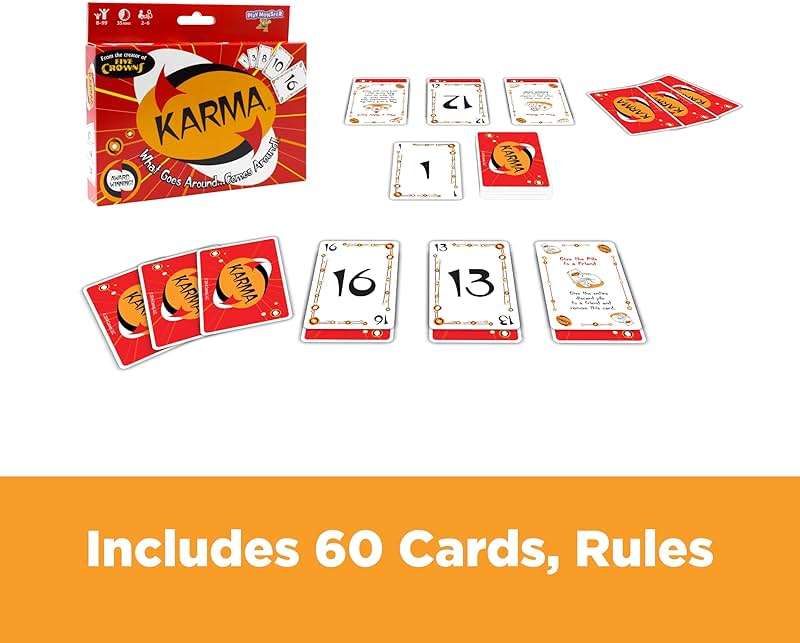 KARMA Card Games for Kids – Kids, Family Games Night, Multi-Player, Screen Free, Travel Games, Playing Cards, What Goes Around, Comes Around, Ages 8+ - Image 3