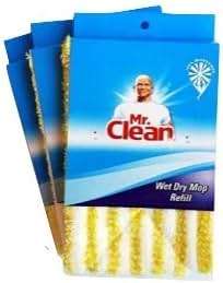 Mr. Clean Wet Dry Mop Refill Microfiber 3 Pack, Color May Vary - Image 1