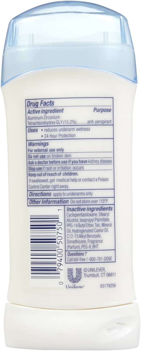 Dove Invisible Solid Deodorant, Fresh - 2.6 oz - 3 pk - Image 2