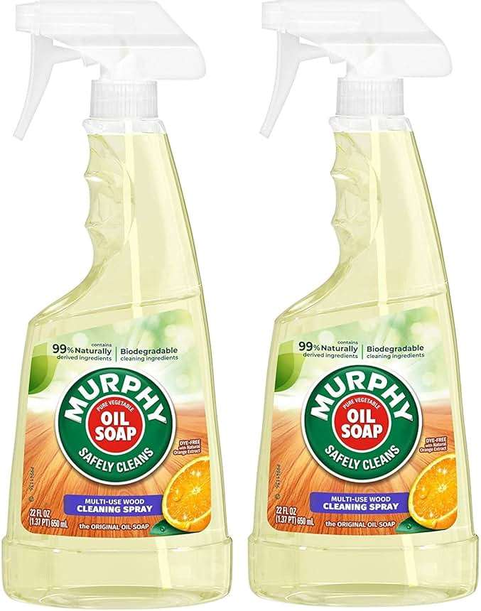 Murphy Oil Multi-Use Wood Cleaner Spray with Orange Oil, 22 Fl Oz (Pack of 2) - Image 1