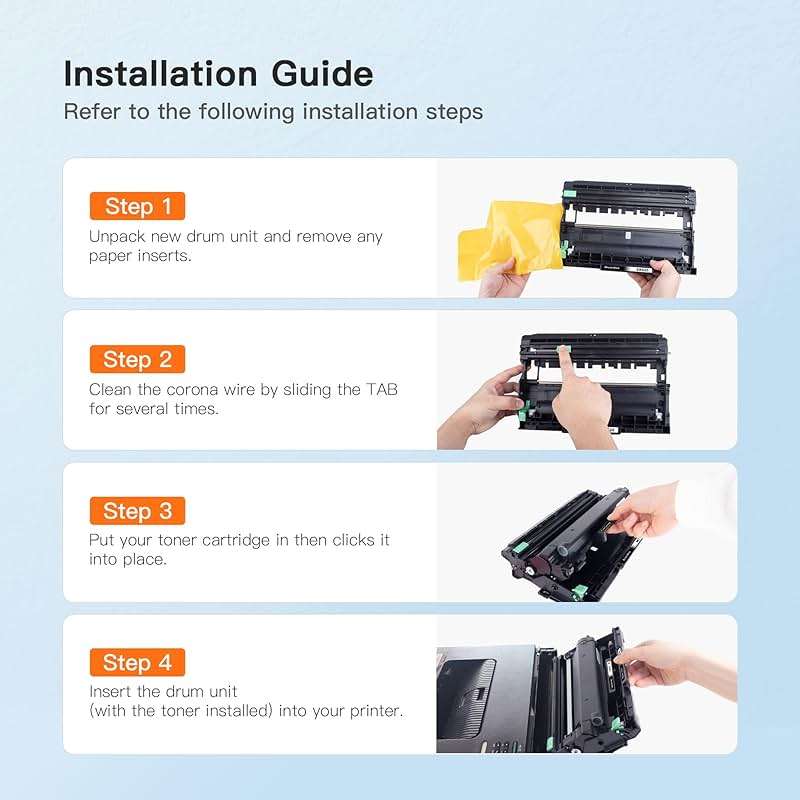 E-Z Ink Compatible Drum Unit (Not Toner) Replacement for Brother DR420 DR 420 High Yield for use with HL-2270DW HL-2280DW HL-2230 HL-2240 HL-2240D MFC-7860DW MFC-7360N DCP-7065DN (1 Drum Unit) - Image 6