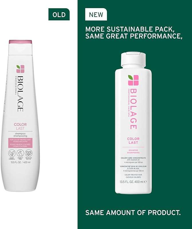 Biolage Color Last Shampoo - For Color-Treated Hair, Nourishes, Strengthens, Hydrates and Adds Shine, Soybean Oil & Stearic Acid, Paraben & Mineral Oil-Free, Vegan - Image 3