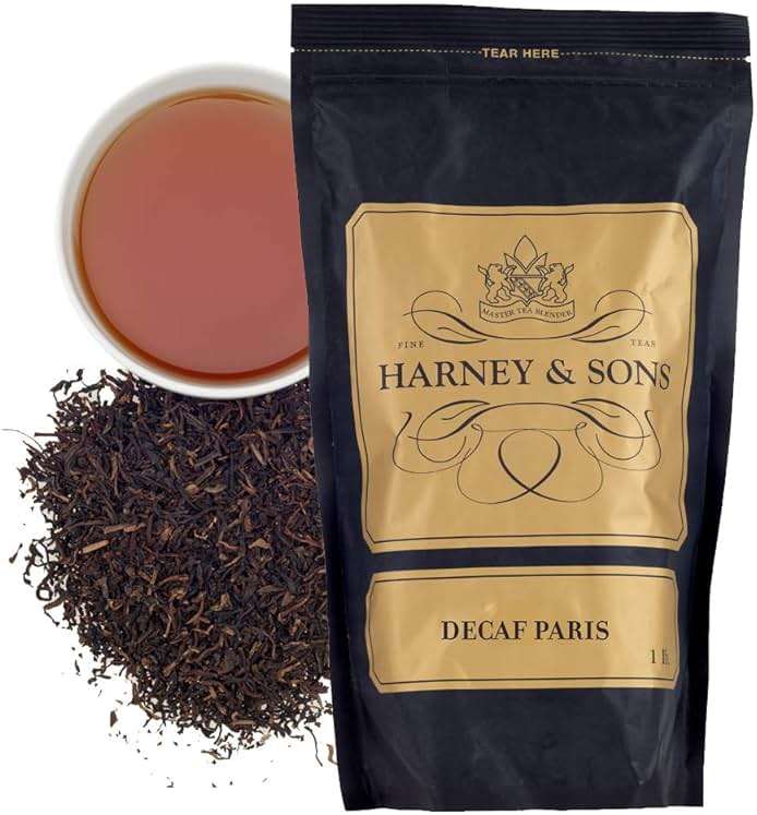 Harney & Son Decaf Paris Tea| 16 oz Loose Leaf Tea - Image 1