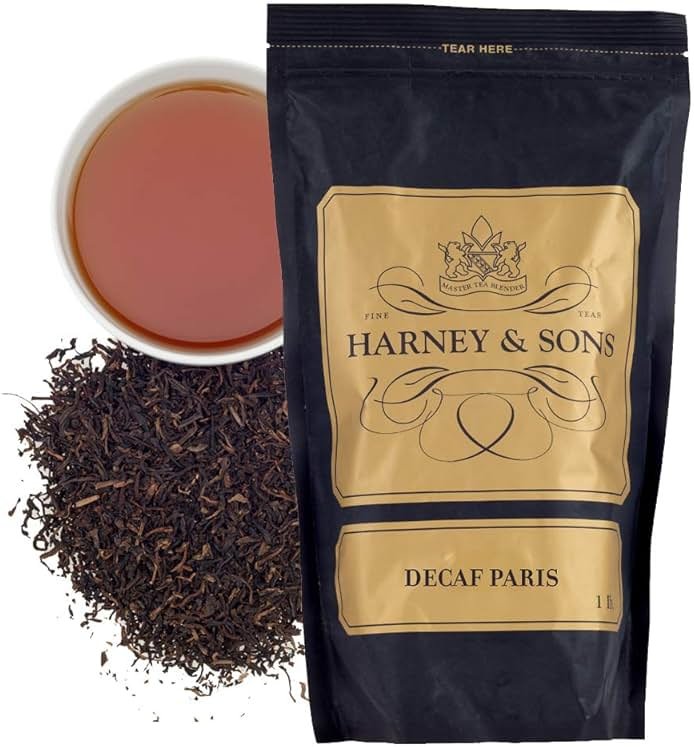 Harney & Son Decaf Paris Tea| 16 oz Loose Leaf Tea - Product Image