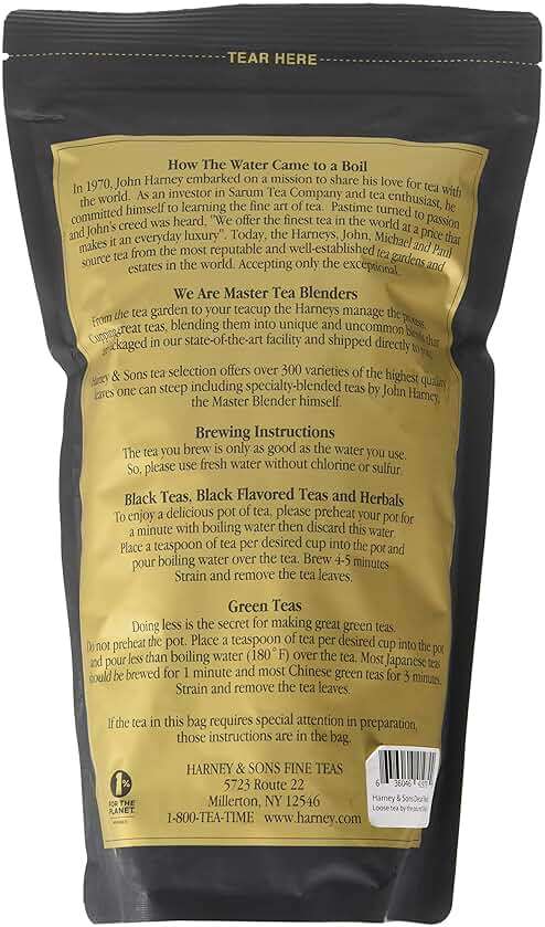 Harney & Son Decaf Paris Tea| 16 oz Loose Leaf Tea - Image 3