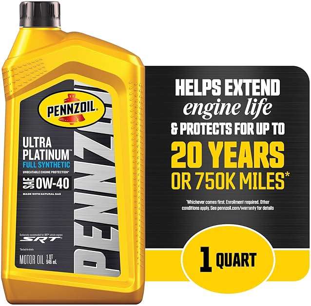 Pennzoil Ultra Platinum Full Synthetic 0W-40 Motor Oil, 1 Quart (6 Pack) - Image 4