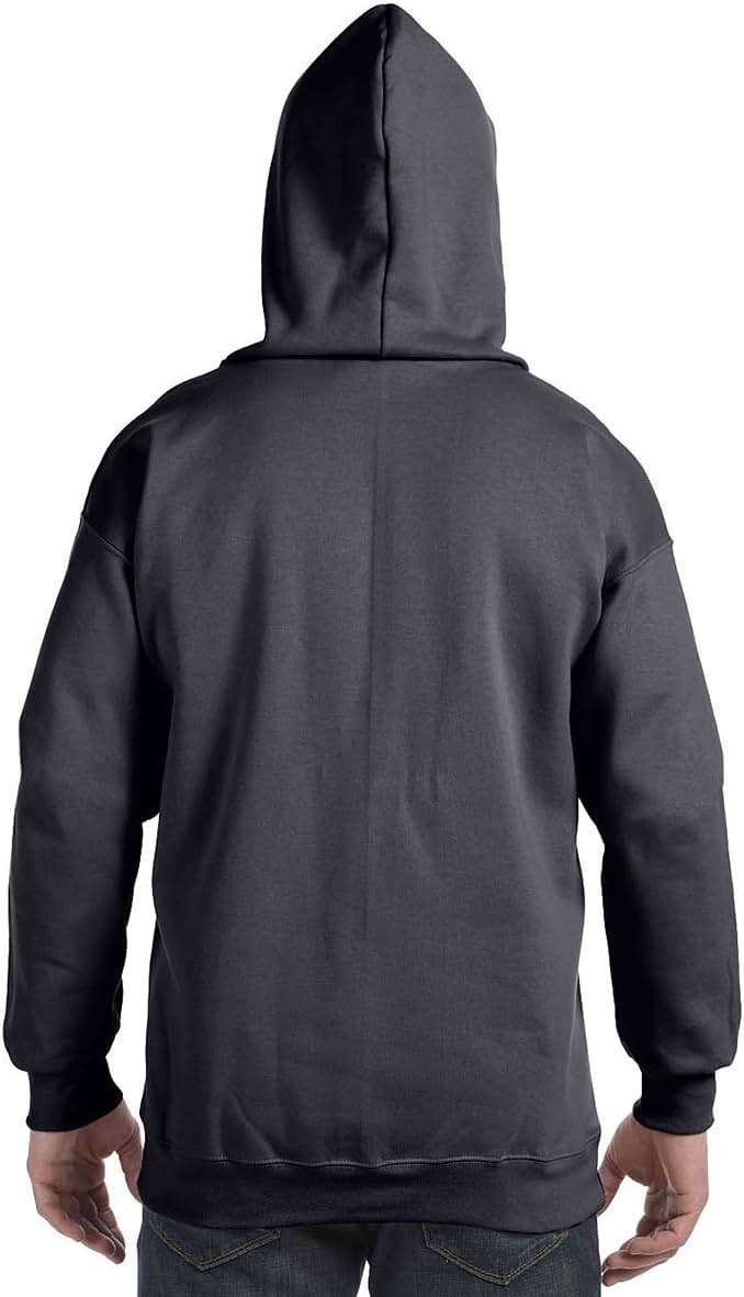 Hanes Men's Ultimate Full-Zip Hoodie, Men's Hooded Fleece Sweatshirt with Zipper - Image 2