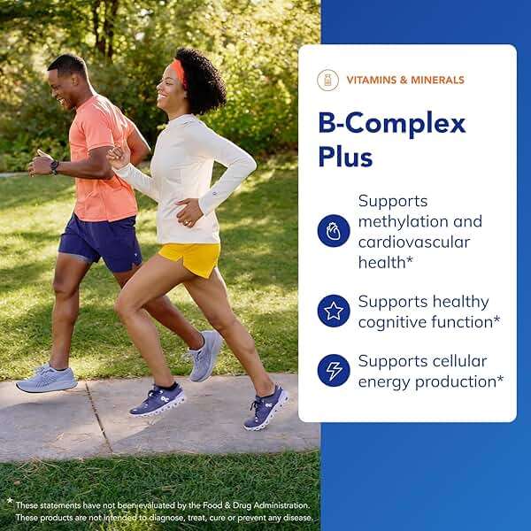 Pure Encapsulations B-Complex Plus - B Vitamins Supplement to Support Neurological Health, Cardiovascular Health, Energy Levels & Nervous System Support* - with Vitamin B12 & More - 120 Capsules - Image 3