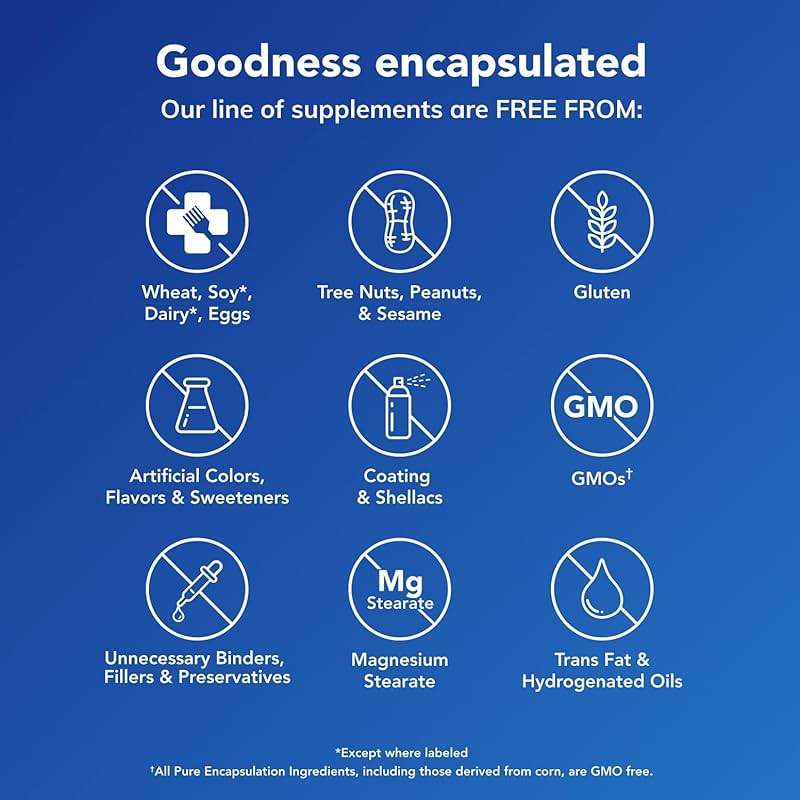 Pure Encapsulations B-Complex Plus - B Vitamins Supplement to Support Neurological Health, Cardiovascular Health, Energy Levels & Nervous System Support* - with Vitamin B12 & More - 120 Capsules - Image 5