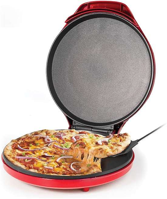 Betty Crocker Countertop Pizza Maker, 1440-Watt Pizza Maker Machine for Home, BC-2958CR - Image 1