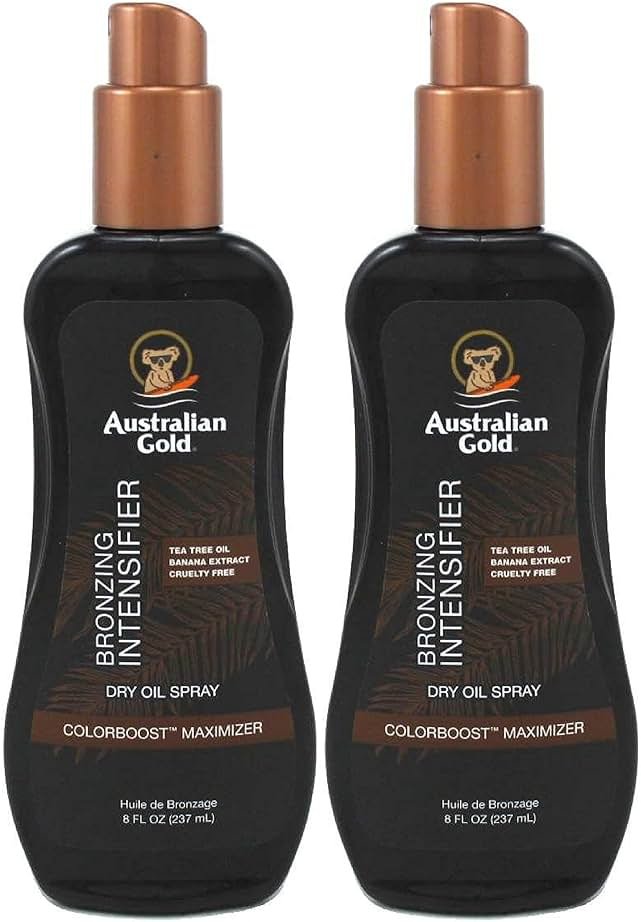 Australian Gold Intensifier Bronzing Dry Oil Spray 8 Ounce (Pack of 2) - Product Image