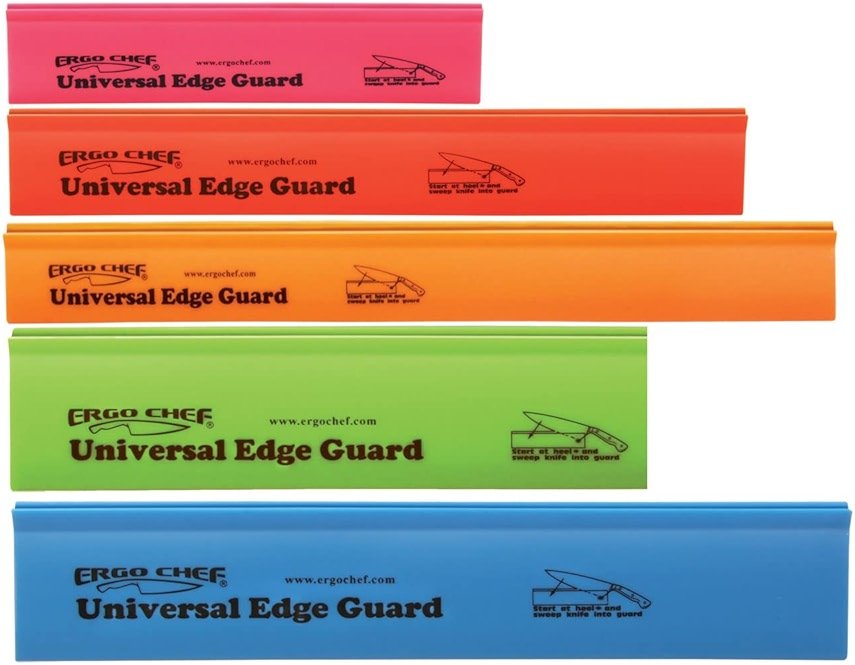 Ergo Chef 5pc Universal Knife Edge Guard Set Multicolored / Multi-sized / for Chef knife, Santoku, Bread, Utility and Paring knives - Product Image