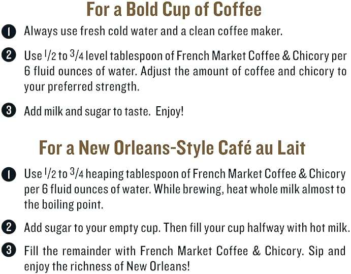French Market Coffee & Chicory Restaurant Blend Medium-Dark Roast Ground Coffee, 12oz Can (Pack of 1) - Image 3