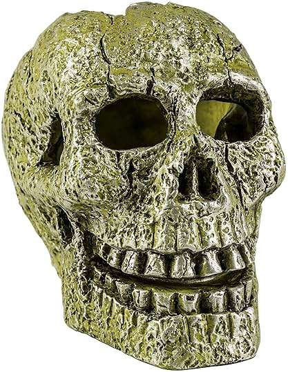 GloFish Skull Ornament, Detailed Aquarium Ornament, Hideaway For Fish - Image 1