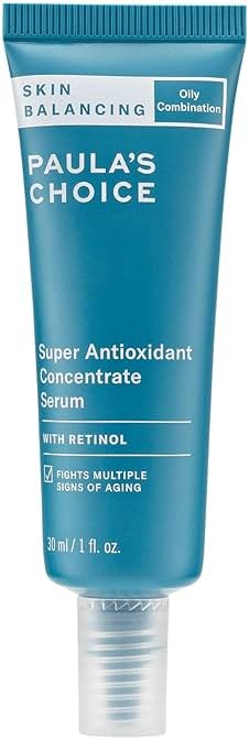 Paula's Choice SKIN BALANCING Antioxidant Concentrate Face Serum, Retinol & Vitamin C, Anti Aging, Anti Wrinkle & Large Pores, Oily Skin, 1 Fl Oz - Product Image