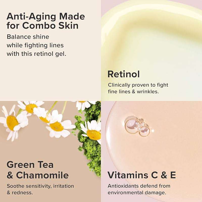 Paula's Choice SKIN BALANCING Antioxidant Concentrate Face Serum, Retinol & Vitamin C, Anti Aging, Anti Wrinkle & Large Pores, Oily Skin, 1 Fl Oz - Image 3