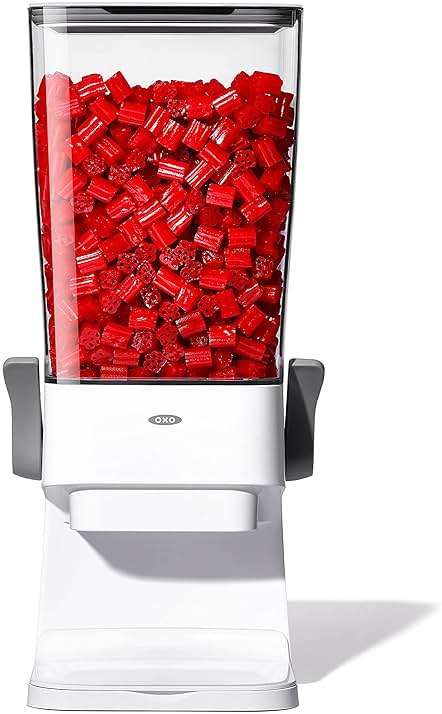 OXO Good Grips Countertop Cereal Dispenser | erfect for cereal, oatmeal, snacks. One-handed dispensing. Airtight dual-seal freshness. Dishwasher safe. 5.5 qt capacity. - Image 9