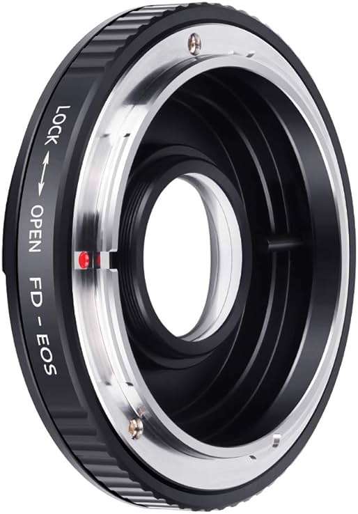 K&F Concept Pro Lens Mount Adapter Compatible for Canon FD FL 35mm SLR Lens to Canon EOS (EF, EF-S) Camera, Compatible with Canon 1D, 1DS, Mark II, III, IV, Digital Rebel T5i, T4i, T3i, T3 - Image 1