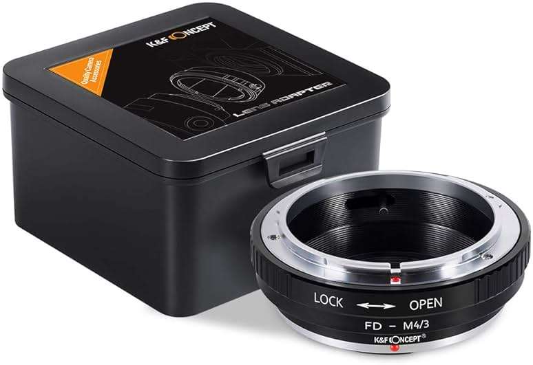 K&F Concept Lens Mount Adapter Ring Compatible with Canon FD Lens to Micro Four Thirds M4/3 Olympus Pen and Panasonic Lumix Cameras - Image 2