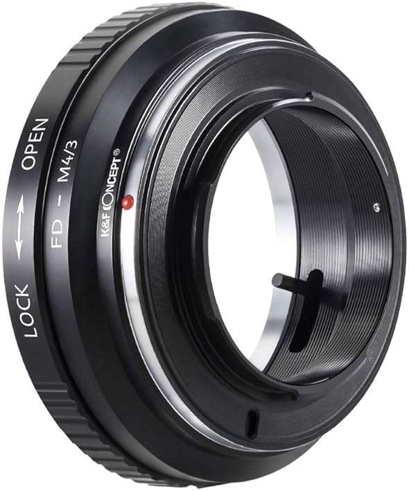 K&F Concept Lens Mount Adapter Ring Compatible with Canon FD Lens to Micro Four Thirds M4/3 Olympus Pen and Panasonic Lumix Cameras - Image 3