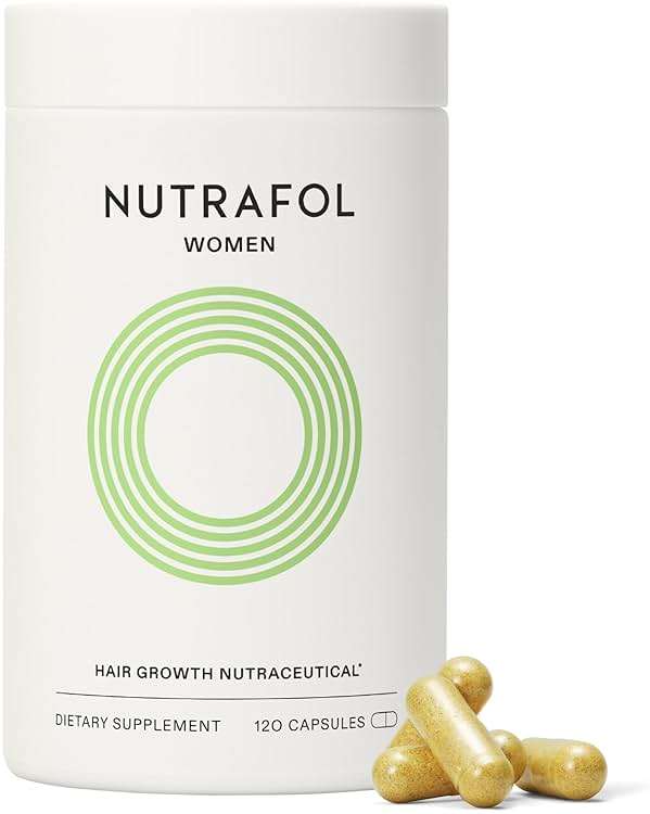 Nutrafol Women's Hair Growth Supplements, Ages 18-44, Clinically Tested for Visibly Thicker and Stronger Hair, Dermatologist Recommended - 1 Month Supply - Image 1