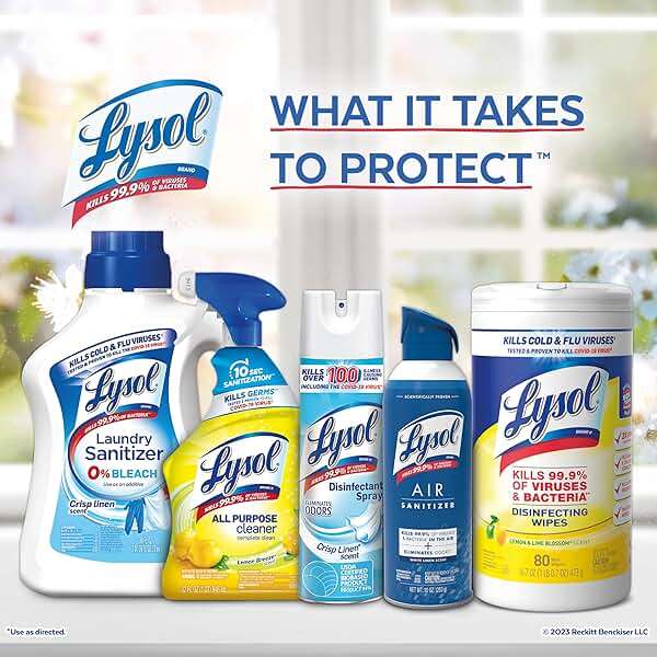 Lysol Cleaner Hydrogen Peroxide Multi-Purpose Cleaner Spray, Citrus, 32 Fluid Ounce - Image 3