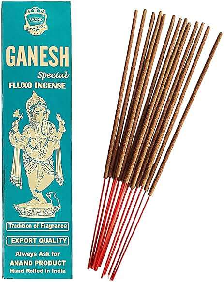 Ganesh Special Fluxo Incense - 5 Packs, 25 Grams per Pack - Image 3