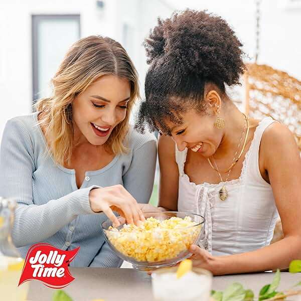 Jolly Time T Healthy Pop Microwave Popcorn, Low Fat Gluten Free Non-GMO (Healthy Pop 100's - Butter & Sea Salt, 1.2 Ounce (Pack of 4)) - Image 3