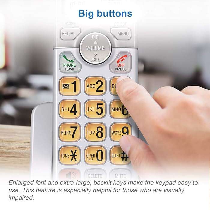AT&T EL51203 DECT 6.0 2-Handset Cordless Phone with Full-Duplex Speakerphone, Backlit Display & Lighted Keypad, Caller ID/Call Waiting, Intercom, ECO Mode - Image 3