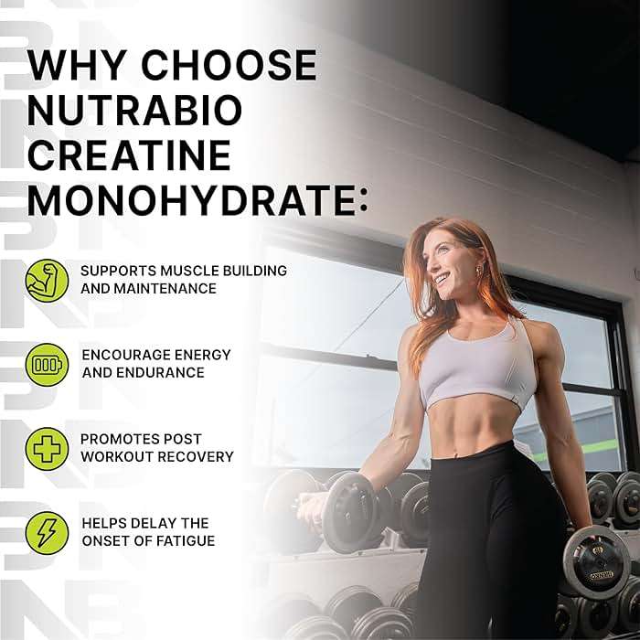 NutraBio Pure Micronized Creatine Monohydrate Powder Supplement, Unflavored, (150 g) - Supports Bulk Muscle Energy, Recovery, and Strength - HPLC Tested Creatine Powder Supplement for Men and Women - Image 3